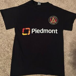 Atlanta United MLS Training Top Piedmont Sponsor Fan Jersey T-Shirt